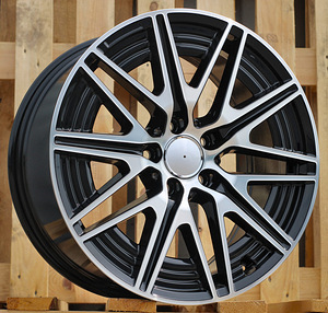 R18x8.5  5X112  ET  49  66.5  Y0102  Black Polished (MB)  For MER  (K2)  (NEW Model C-Class (Front+Rear)) (1 foto / 1)