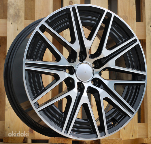 R18x8.5  5X112  ET  49  66.5  Y0102  Black Polished (MB)  For MER  (K2)  (NEW Model C-Class (Front+Rear))
