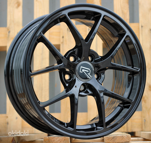 R15x6.5  5X114.3  ET  40  67.1  Y0134  Black (BL)  For RACIN  (R)