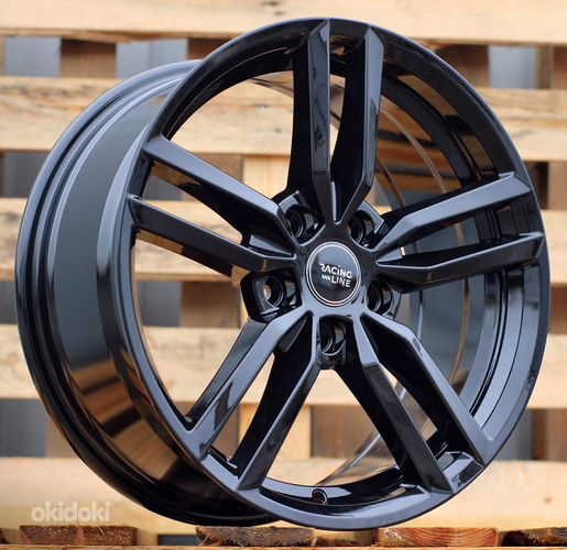 R17x7.5  5X112  ET  30  66.6  Y0136  Black (BL)  For BMW