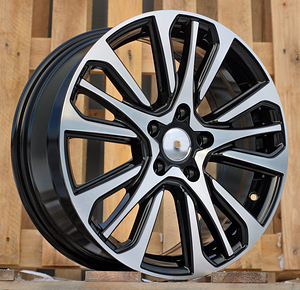 R17x7  5X114.3  ET  43  66.1  Y0057  Black Polished (MB)  For RENAU  (R)  ((AKC 75 Eur)) (1 foto / 1)