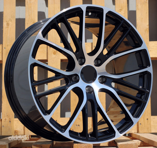 R21x9.5  5X130  ET  61  71.6  XFRGW5304  Black Polished (MB)  For PORCH  (K3)  (FORGED (Rear+Front))