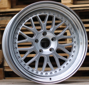 R19x11  5X120  ET  25  74.1  XFE55  Silver+Polished Lip (SP)  For BMW  (K4)  (BBS Style REAR+FRONT) (1 foto / 1)
