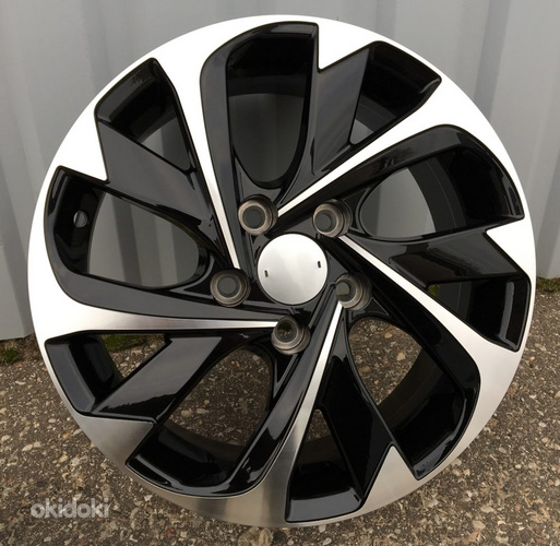 R17x7  5X114.3  ET  50  60.1  XFE89  (BYD2010)  Black Polished (MB)  For TOYOT  (Z2+Z1)