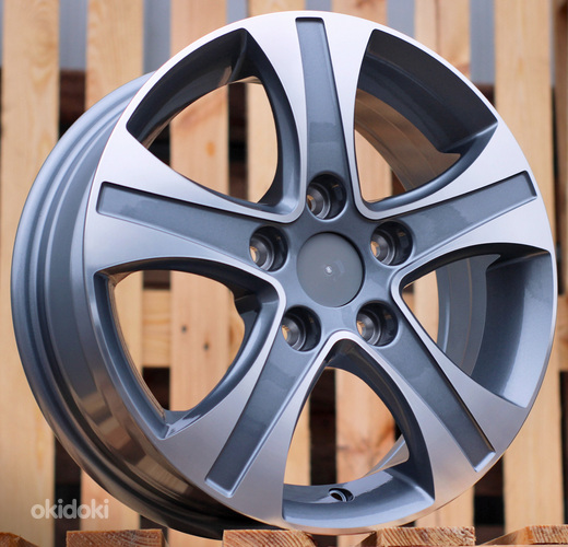 R15x6  5X114.3  ET  48  67.1  XFA13  Grey Polished (MG)  For HYUND  (L6)