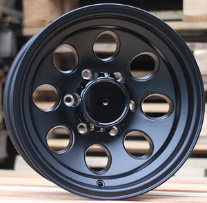 R15x8  6X139.7  ET  M27  110.1  XF171  Black Matt+Polished Lip (BMPL)  For 4X4  (D1) (1 foto / 1)