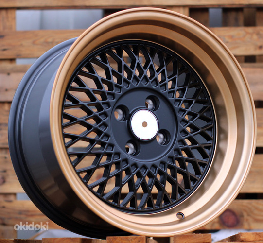 R16x8  4X100  ET  25  73.1  XF098  Black Matt (BM)  For RACIN  (R)  (REAR+FRONT STYLE BBS)