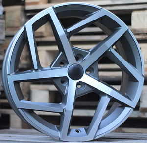 R17x7.5  5X100  ET  40  57.1  XE442  (IN5459)  Grey Polished (MG)  For VW  (K7)  ((AKC 60 Eur)) (1 foto / 1)