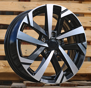 R15x6  5X100  ET  40  57.1  XE276  Black Polished (MB)  For VW  (P1+P2) (1 foto / 1)