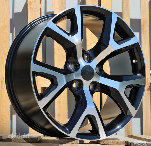 R20x9  5X127  ET  45  71.6  XE239  Black Polished (MB)  For JEEP  (P1)