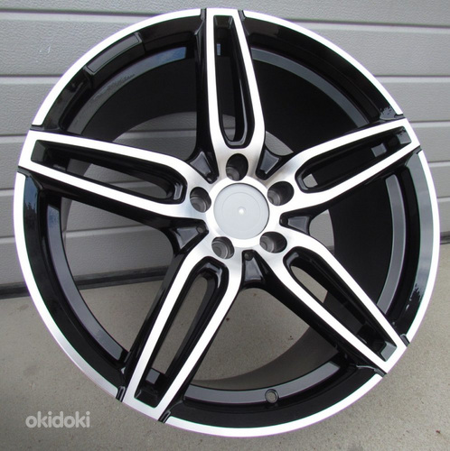 R19x8  5X112  ET  43  66.6  XE225  (BK5434)  Black Polished (MB)  For MER