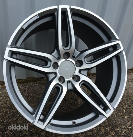 R18x8  5X112  ET  43  66.6  XE225  (BK5434)  Grey Polished (MG)  For MER