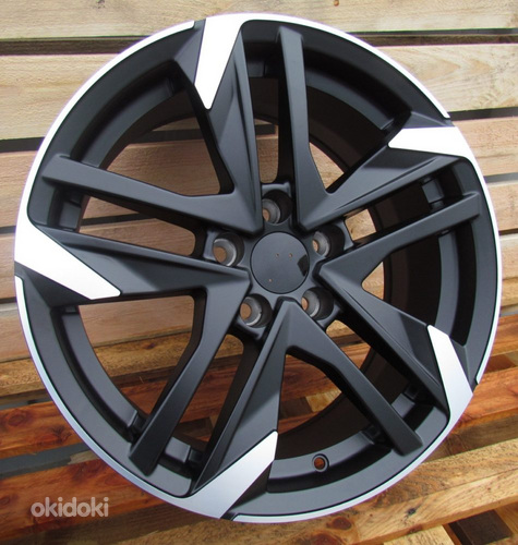 R17x7.5  4X108  ET  25  65.1  XE170  (BK5788)  Black Polished Half Matt (MBHM)  For PEUG  (K2+M)