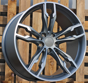 R20x8.5  5X112  ET  27  66.6  XE169  Grey Polished Half Matt (MGHM)  For BMW  (P)  (Rear+Front) (1 foto / 1)