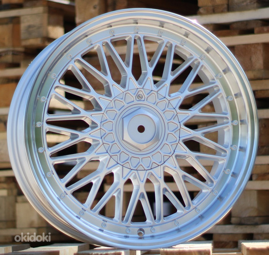 R18x8  5X114.3  ET  35  73.1  T1296  Silver+Polished Lip (SP)  For RACIN  (P)  (STYLE BBS)