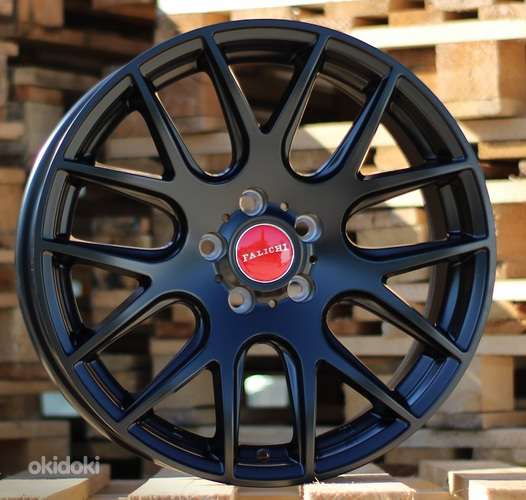 R17x7.5  5X105  ET  38  56.6  T1398  Black Matt (BM)  For RACIN  (K3)