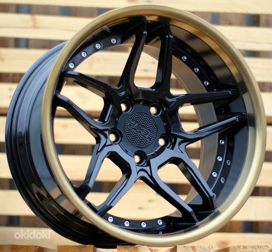 R18x8.5  5X120  ET  20  74.1  SSA01  (HX030)  Black (BL)  For HAXER  (Rear+Front)