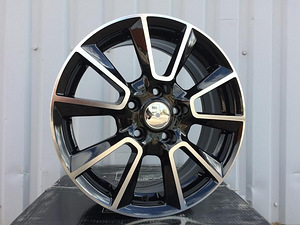 R15x6  5X100  ET  38  57.1  SK501  (FR578)  Black Polished (MB)  For SKODA  (P1) (1 foto / 1)