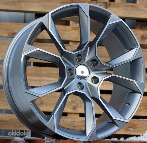 R16x6.5  5X100  ET  40  57.1  SK516  (BK5278)  Grey Polished (MG)  For SKODA  (L1)