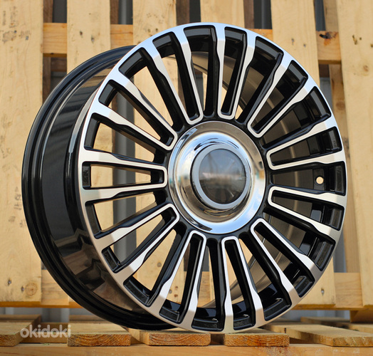 R18x8  10X108/114.3  ET  42  73.1  REW018  Black Polished (MB)  For RACIN  (Z7)  (HYBRID FORGED Mansory Style)