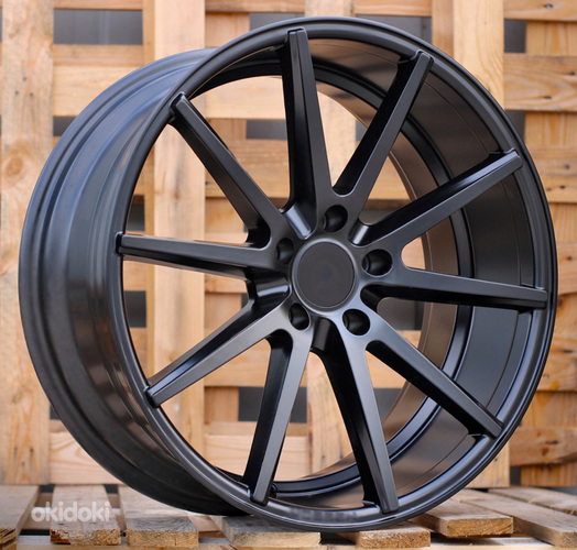 R19x9.5  5X120  ET  38  72.6  QC1122  Black Half Matt (BLHM)  For RACIN  (N)  ((AKC 70 Eur))