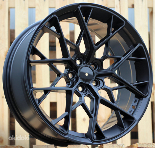 R17x7.5  5X100  ET  35  57.1  Q1131  (BK5929)  Black Half Matt (BLHM)  For RACIN  (L3)  (Style HRE)