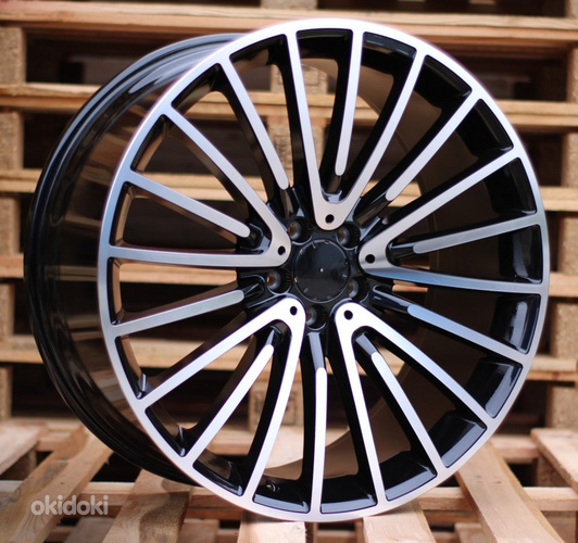 R22x10.5  5X112  ET  40  66.6  MR532  (IN0235)  Black Polished (MB)  For MER  (K7+P1)  (REAR+FRONT)