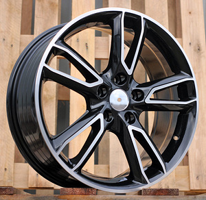 R18x7.5  5X114.3  ET  50  67.1  M502  (FR560)  Black Polished+Powder Coating (MBPC)  For MAZDA  (K4) (1 foto / 1)