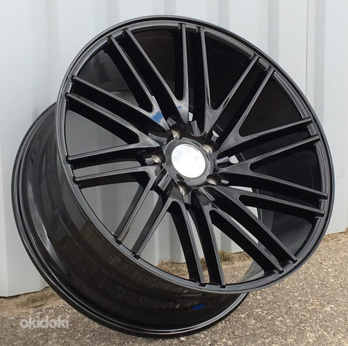 R20x9.5  5X120  ET  38  72.6  LU579  (M+6R)  Black (BL)  For RACIN  (K7)  ((AKC 110 Eur) Vossen Style (Right Rear))