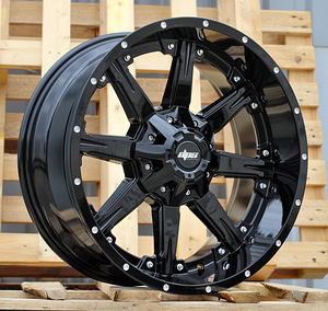 R20x9  12X135/139  ET  M12  106.1  LU406  Black (BL)  For 4X4  (K3)  (Milling) (1 foto / 1)