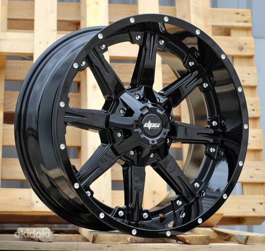 R20x9  12X135/139  ET  M12  106.1  LU406  Black (BL)  For 4X4  (K3)  (Milling)