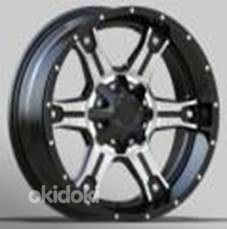 R20x9  5X127  ET  M12  78.1  LU407  Black+Polished Lip (BLPL)  For 4X4