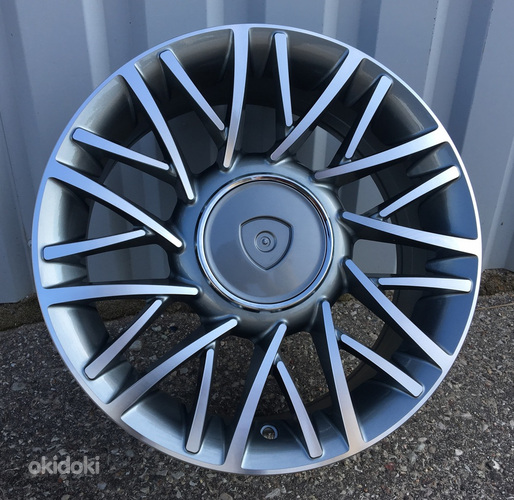 R15x6  4X98  ET  30  58.1  LU360  Grey Polished+Powder Coating (MGPC)  For LANCI  (P1)