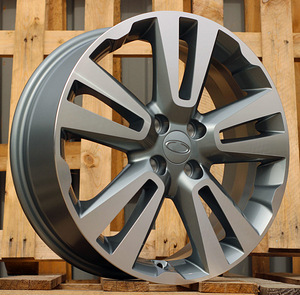 R17x6.5  4X100  ET  43  60.1  L2093  Grey Polished (MG)  For RACIN  (K3) (1 foto / 1)