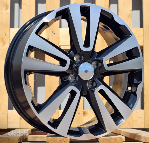 R17x6.5  4X100  ET  43  60.1  L2093  Black Polished (MB)  For RACIN  (Z6)