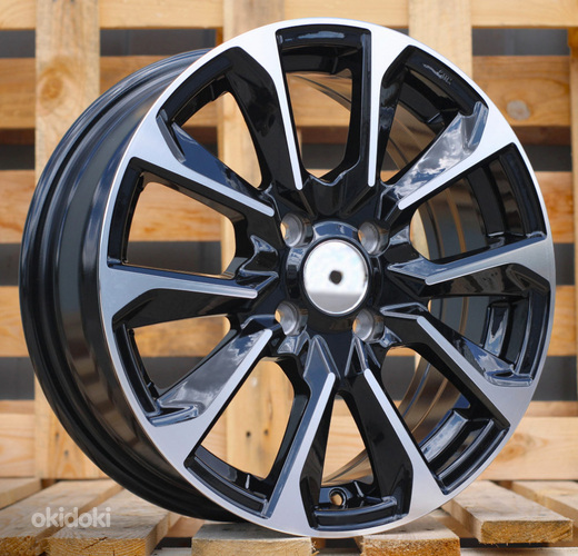 R15x6  4X100  ET  40  60.1  L1666  Black Polished (MB)  For RACIN  (Z5+Z6)