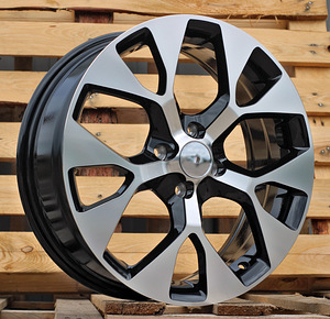 R17x6.5  4X100  ET  40  60.1  L1667  Black Polished (MB)  For RACIN  (P1+Z6)  ((AKC 80 Eur)) (1 foto / 1)