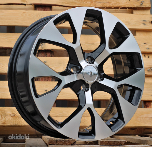 R17x6.5  4X100  ET  40  60.1  L1667  Black Polished (MB)  For RACIN  (P1+Z6)  ((AKC 80 Eur))