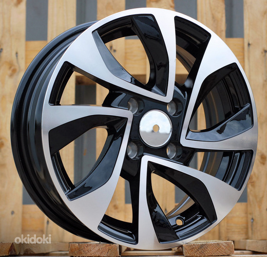 R14x5  4X100  ET  36  54.1  L1677  Black Polished (MB)  For HYUND  (K3)