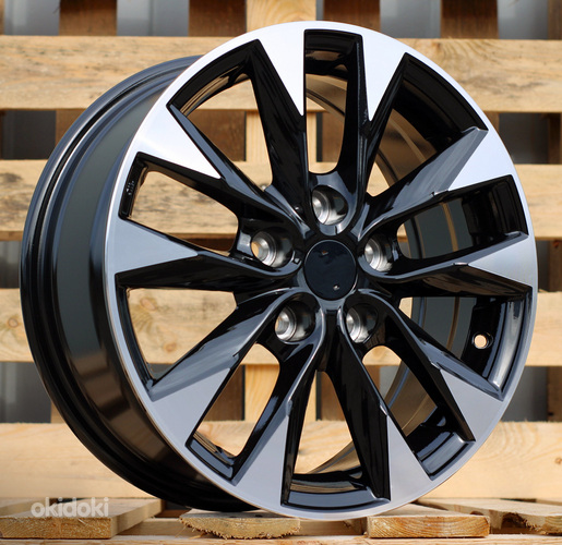 R16x6.5  5X114.3  ET  42  66.1  L1744  Black Polished (MB)  For RACIN  (K3)