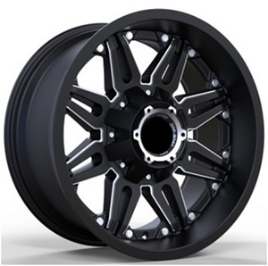 R20x10  10X139/150  ET  M24  110.1  L1447  Black Matt (BM)  For 4X4  (K3)  (Milling) (1 foto / 1)