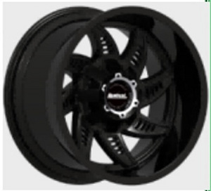 R20x10  5X127  ET  M12  78.1  L1449  Black Matt (BM)  For 4X4  (K3)  (Milling) (1 foto / 1)