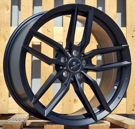R18x8  5X100  ET  35  73.1  L1388  Black Matt (BM)  For RACIN  (K3)
