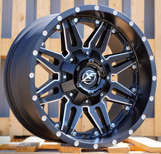 R22x10  10X139/150  ET  25  110.3  L1447  Black Matt (BM)  For 4X4  (K3)  (Milling)
