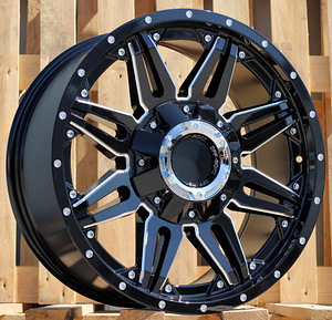 R20x9  10X114/127  ET  0  87.1  L1447  Black (BL)  For 4X4  (K3)  (Milling) (1 foto / 1)