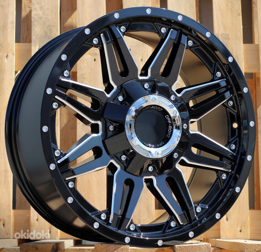 R20x9  10X114/127  ET  0  87.1  L1447  Black (BL)  For 4X4  (K3)  (Milling)