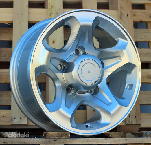 R16x7  5X150  ET  0  110.1  JT296  Machined Silver (MS)  For 4X4  (K3)