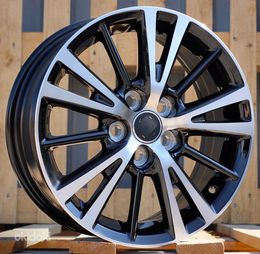 R15x6  5X100  ET  39  54.1  L1051  Black Polished (MB)  For TOYOT  (P1)