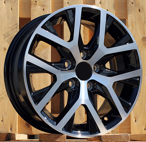 R14x6  5X100  ET  38  57.1  L1173  Black Polished (MB)  For VW  (K3) (1 foto / 1)