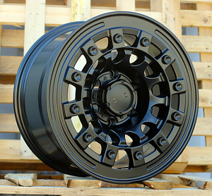 R17x9  6X139.7  ET  0  110.1  JT258  Black Polished (MB)  For 4X4  (K3)  (Matt Rivets) (1 foto / 1)